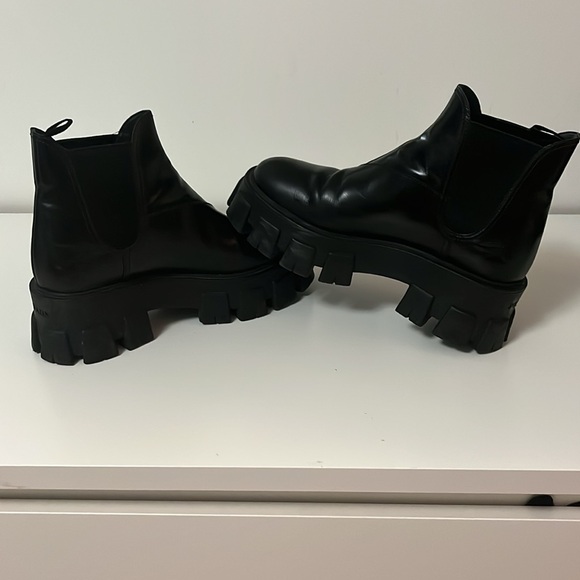 Prada monolith Chelsea platform Boot size 38 - Picture 4 of 5